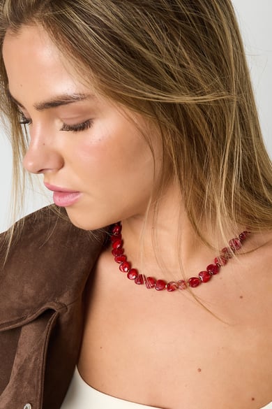 Acryl Perlen Halsketten Perlen Täglich frauen schmuck h5 Bild2